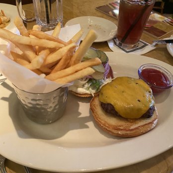 The Cheesecake Factory - Cheese Burger and fries - American Near Me - Columbus, Ohio