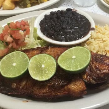 Corinto Restaurant - Red Snapper plate my husband said it was amazing! - Mexican Near Me - District Heights, Maryland