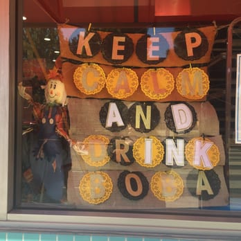 Bubble Boba - cute decorations for thanksgiving! - Coffee & Tea Near Me - Santa Monica, California