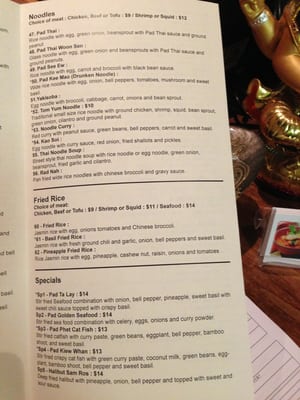 Menu photo 5 Ploy's Thai Food Portland, OR