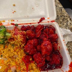 China Wok - Orange chicken, fried rice