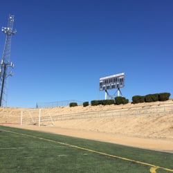 Highlands High School - aside from the field and bleachers... all dirt around the field