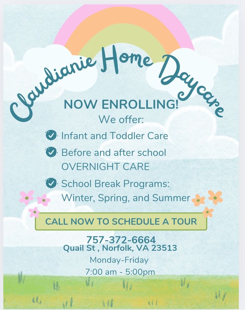 Claudianie Home Daycare - childcare center in Norfolk, VA