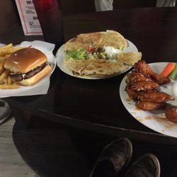 Putters & Gutters - Hawaiian burger, chicken quesadilla and sweet teriyaki wings!