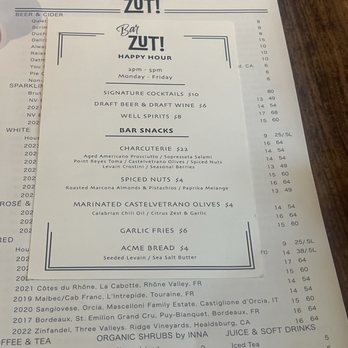 Zut On Fourth - Mediterranean Near Me - Berkeley, California