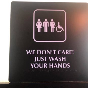 Craft House - Bathroom sign! - New American Near Me - Dana Point, California