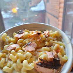 The Underbelly Bistro - Seafood pasta with their home smoked salmon