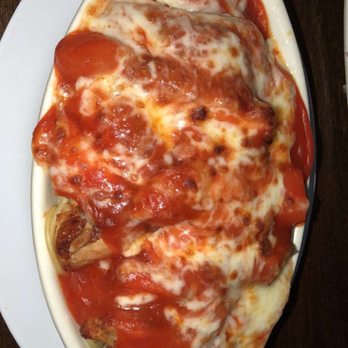 Kowloon Cafe - Cheese baked spaghetti with chicken chop over red sauce - Hong Kong Style Cafe Near Me - Brooklyn, New York Kowloon Cafe - Cheese baked spaghetti with chicken chop over red sauce - Hong Kong Style Cafe Near Me - Brooklyn, New York