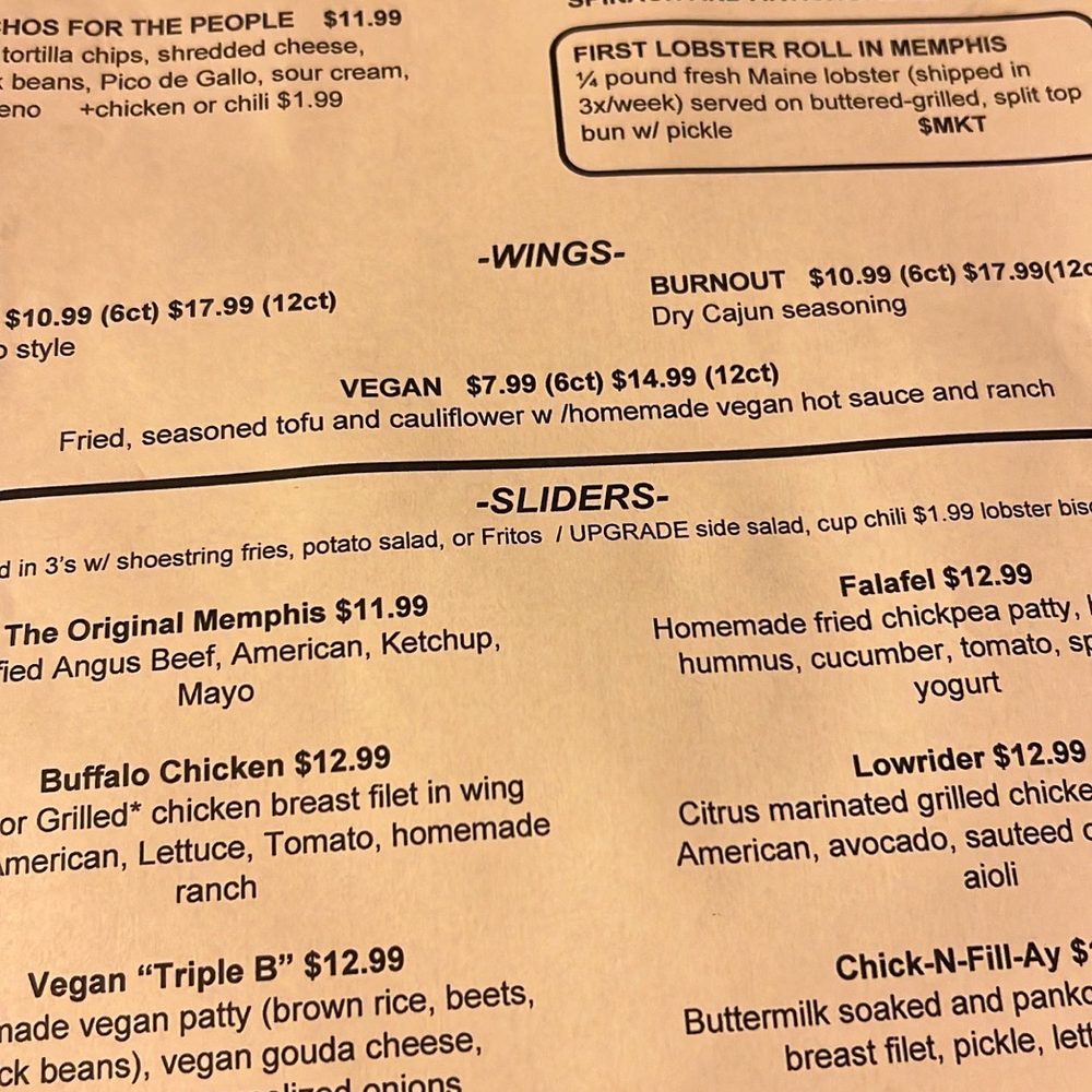 Slider Inn - Midtown - Menu - Burgers Near Me - Memphis, Tennessee Slider Inn - Midtown - Menu - Burgers Near Me - Memphis, Tennessee