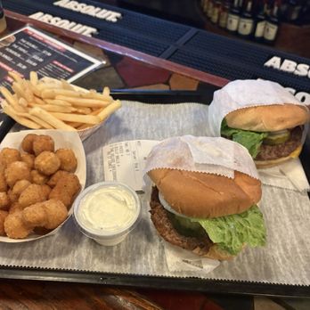 Billy Goat Tavern - Wrigleyville - DELUXE CHEEZBORGER (ONLINE), FRIES (ONLINE) - Burgers Near Me - Chicago, Illinois