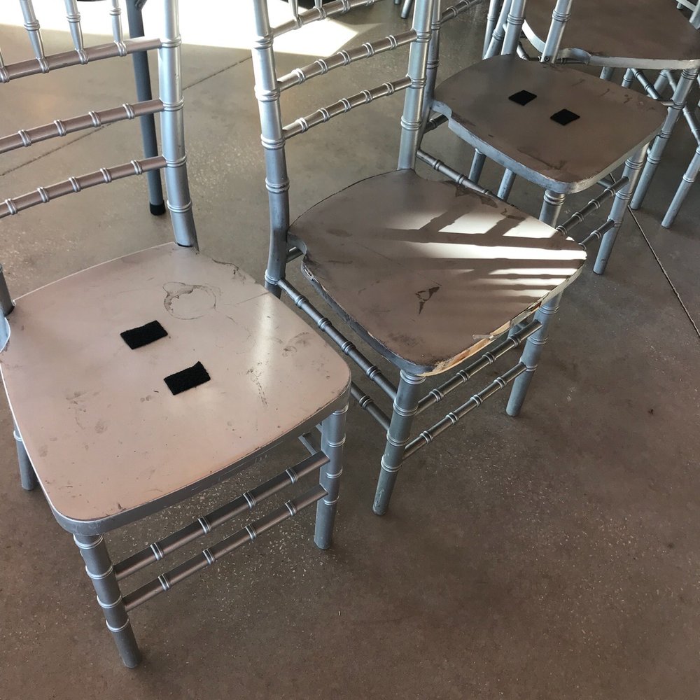The actual chairs that you will receive the day of your event The actual chairs that you will receive the day of your event