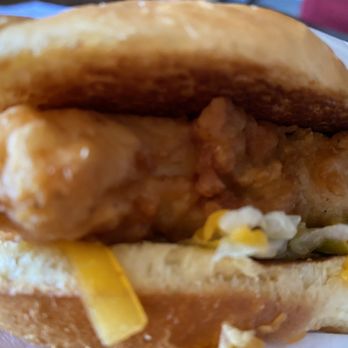 Culver's - The amazing cod filet sandwich, cooked to order-no tartar sauce for me. - Burgers Near Me - Tampa, Florida