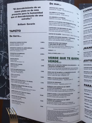 Menu photo 6 Mirablau Barcelona, B Menu photo 6 Mirablau Barcelona, B