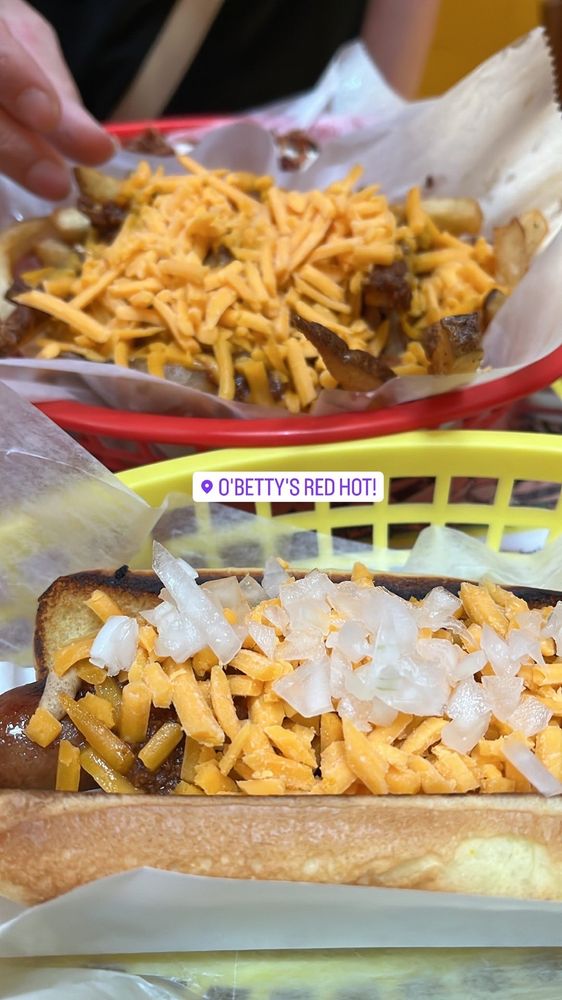 Food from O'Betty's Red Hot