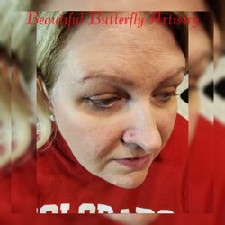 Beautiful Butterfly Artistry - Nose Piercing
#piercings #bodyart #beautifulbutterfly #tattoo #piercer
