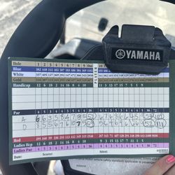 Glen Abbey Golf Club - Score card. Yeah, we suck, but it was fun