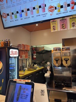 Two Hands Corn Dogs by null