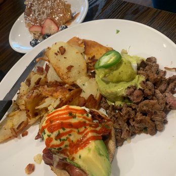Broken Yolk Cafe - Border and Golden State Benedict. - Breakfast & Brunch Near Me - Fullerton, California Broken Yolk Cafe - Border and Golden State Benedict. - Breakfast & Brunch Near Me - Fullerton, California