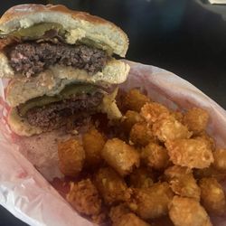 Natalie's - Southwest Burger...delicious! We just started coming here recently, and I love burgers and had to try one and it was fantastic!