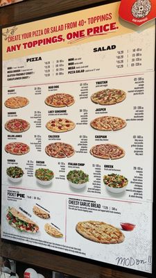 Menu photo 1 MOD Pizza Austin, TX