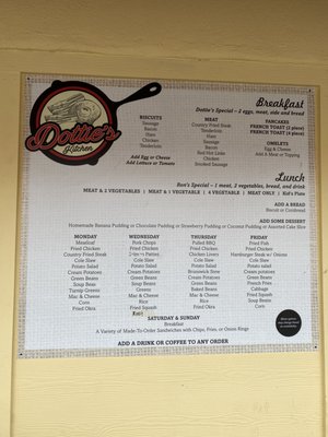 Menu photo 5 Dottie's Kitchen Helen, GA
