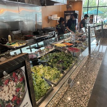 Snappy Salads - Several types of lettuce to choose from. They did have arugula but they did not have any bib lettuce. - Salad Near Me - Allen, Texas Snappy Salads - Several types of lettuce to choose from. They did have arugula but they did not have any bib lettuce. - Salad Near Me - Allen, Texas