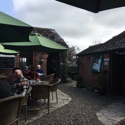 Locks Tea Room - Outdoor patio area
