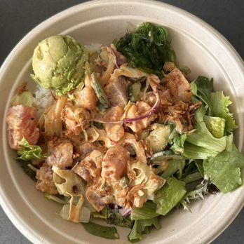 Pokeworks - Poke Your Way Combo - Large (Drink Miso Soup or Kettle Chips) - Salad Near Me - Los Angeles, California Pokeworks - Poke Your Way Combo - Large (Drink Miso Soup or Kettle Chips) - Salad Near Me - Los Angeles, California
