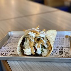 Santorini's Greek Grill - Sandy - Gyro with fries