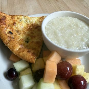 Trattoria Zaza - Fresh Fruit, grits, Spinach, Cauliflower, Red Pepper Frittata - Breakfast & Brunch Near Me - Birmingham, Alabama Trattoria Zaza - Fresh Fruit, grits, Spinach, Cauliflower, Red Pepper Frittata - Breakfast & Brunch Near Me - Birmingham, Alabama