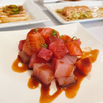 Azukar Sushi - Spicy Assorted Sashimi IG: @erikaeatss_ - Sushi Bars Near Me - Sacramento, California Azukar Sushi - Spicy Assorted Sashimi IG: @erikaeatss_ - Sushi Bars Near Me - Sacramento, California