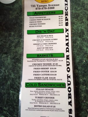Menu photo 4 Sunpie's Bistro Steamboat Springs, CO Menu photo 4 Sunpie's Bistro Steamboat Springs, CO
