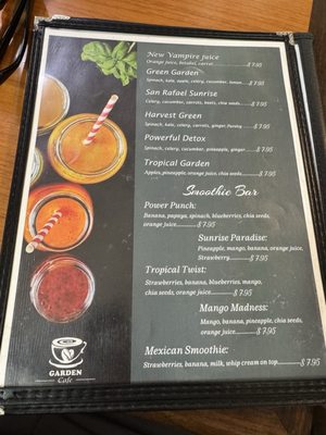 Menu photo 8 Garden Cafe San Rafael, CA