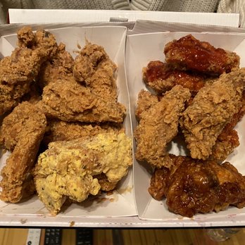 bb.q Chicken Allston - Soy Garlic Wings, Cheesling wings, Golden Olive Chicken, Hot Spicy Wings, Gangnam Style Wings - Korean Near Me - Boston, Massachusetts bb.q Chicken Allston - Soy Garlic Wings, Cheesling wings, Golden Olive Chicken, Hot Spicy Wings, Gangnam Style Wings - Korean Near Me - Boston, Massachusetts