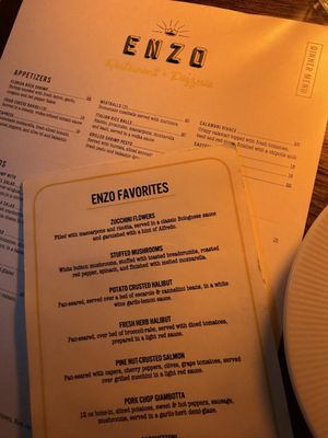 Menu photo 1 Enzo Restaurant + Pizzeria Morristown, NJ Menu photo 1 Enzo Restaurant + Pizzeria Morristown, NJ