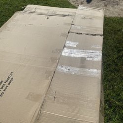 Reboxed with tape