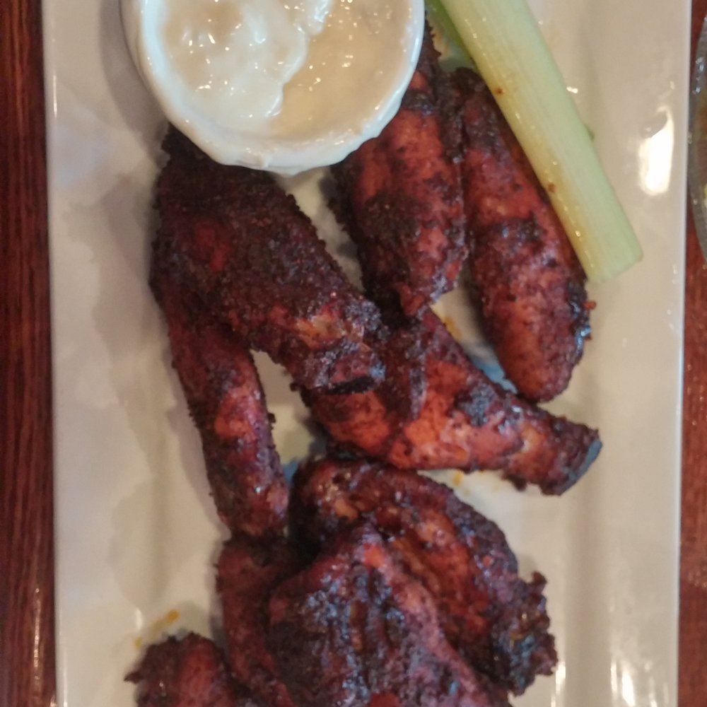 Bluestone - Smoked Buffalo Wings with blue cheese are difficult to find. - American Near Me - Evanston, Illinois Bluestone - Smoked Buffalo Wings with blue cheese are difficult to find. - American Near Me - Evanston, Illinois