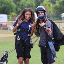 Skydive City - Zephyrhills - After the dive!! The parachute was my favorite part where I saw the view