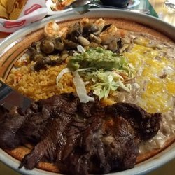 Sol De Mexico - Skirt steak and shrimp.