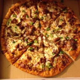 Sweet Carolina large pizza! So delicious!!