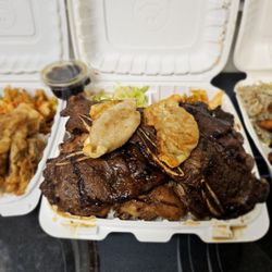 Seoul Food - #1 combo... this plate was so huge it couldn't close.
