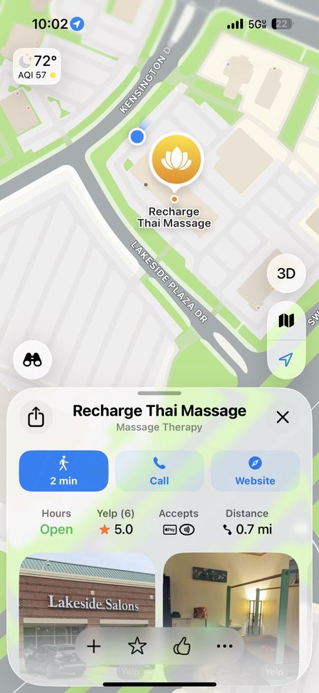 Recharge Thai Massage Logo