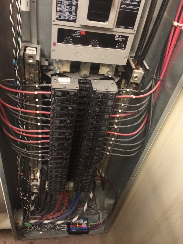 Slide of Breakers Electrical Service