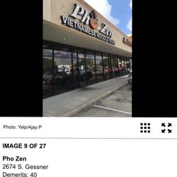 Although seemingly good, and a truly favorite  pastime of mine, Pho Zen is a repeat offender of The Houston Health Department.