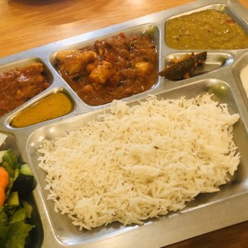The India Cafe - Fish curry thali - Indian Near Me - Costa Mesa, California