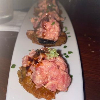 A Restaurant - Cape Grim Grassfed Ribeye Spicy Yellowfin Tuna - New American Near Me - Newport Beach, California