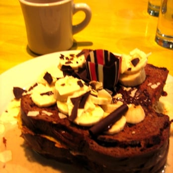 The Bongo Room - Chocolate French Toast = Yummy! - New American Near Me - Chicago, Illinois