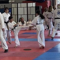 Tiger Kim's Academy they put it together and practice real sparring