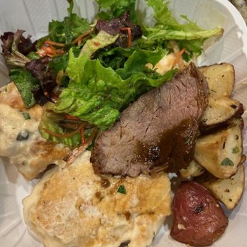 Taste Catering - chicken picata (?) and steak medallion - Caterers Near Me - Lake Forest, California