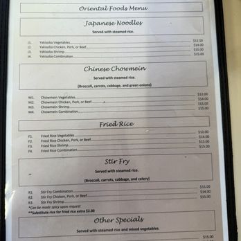 Ho Ho Kafe - Menu 3 of 4 taken 5/23/26. - Chinese Near Me - Fresno, California Ho Ho Kafe - Menu 3 of 4 taken 5/23/26. - Chinese Near Me - Fresno, California